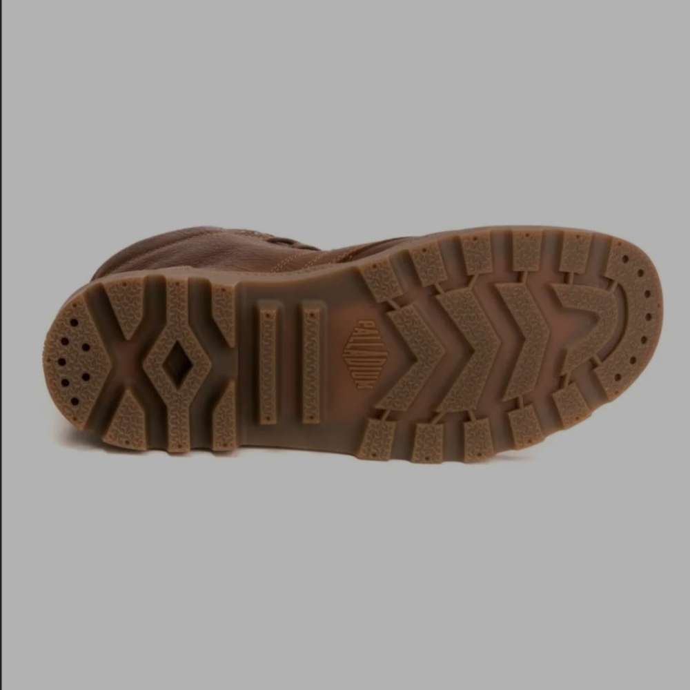 Palladium Men's Brown Leather Waterproof Boots - Picture 5 of 8